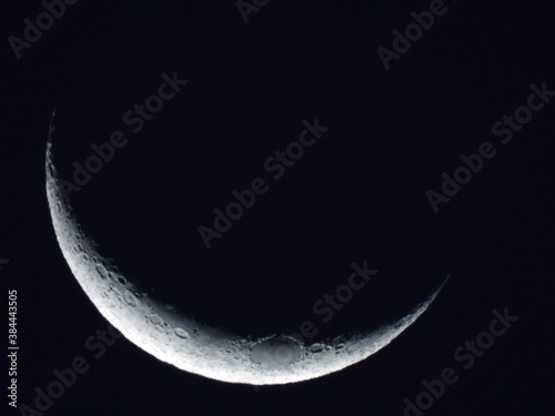 Crescent Moon contrast