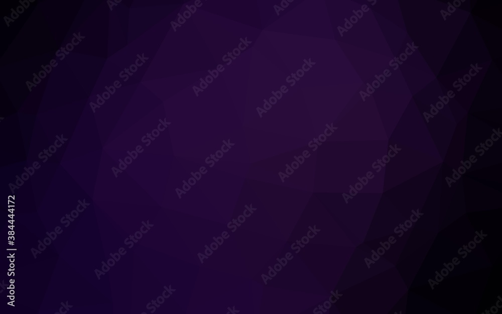 Dark Purple vector blurry triangle pattern. Dark Purple vector blurry triangle pattern.