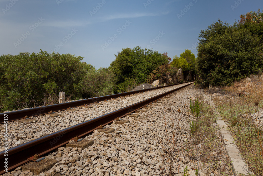 Fototapeta premium Treni stazione salento lecce