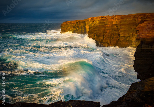 Yesnaby cliffs. Orkney.