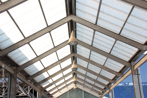 steel roof ,metal roof in construction site