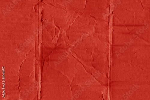 Wallpaper Mural A red vintage rough sheet of carton. Recycled environmentally friendly cardboard paper texture. Simple and bright minimalist papercraft background.
 Torontodigital.ca
