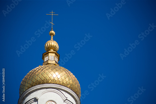 Dormition Cathedral in the center of Kharkiv photo