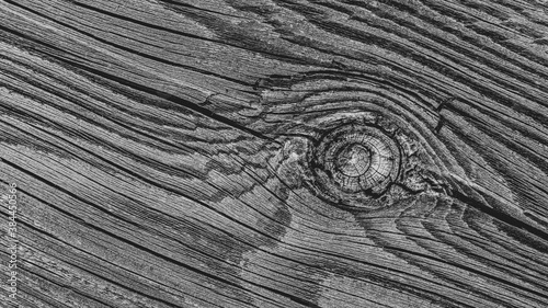 Old dark wooden pattern, background, texture, black and white