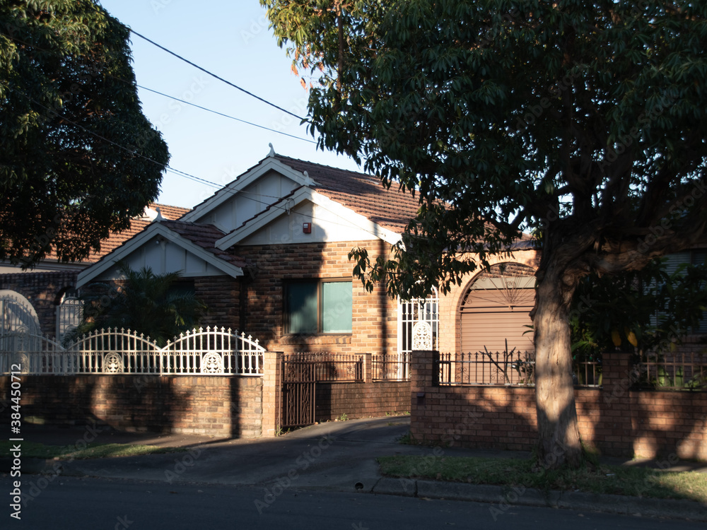 Suburban federation house in Sydney NSW Australia Suburban federation house in Sydney NSW Australia