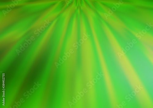 Light Green vector bokeh pattern.