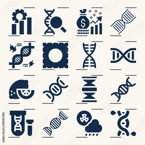 Simple set of tensions related filled icons.