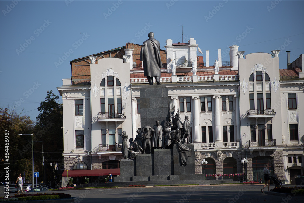 Monument to Taras Shevchenko in Kharkov