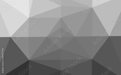 Light Silver  Gray vector low poly texture.