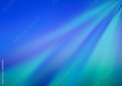 Light BLUE vector blurred shine abstract pattern.