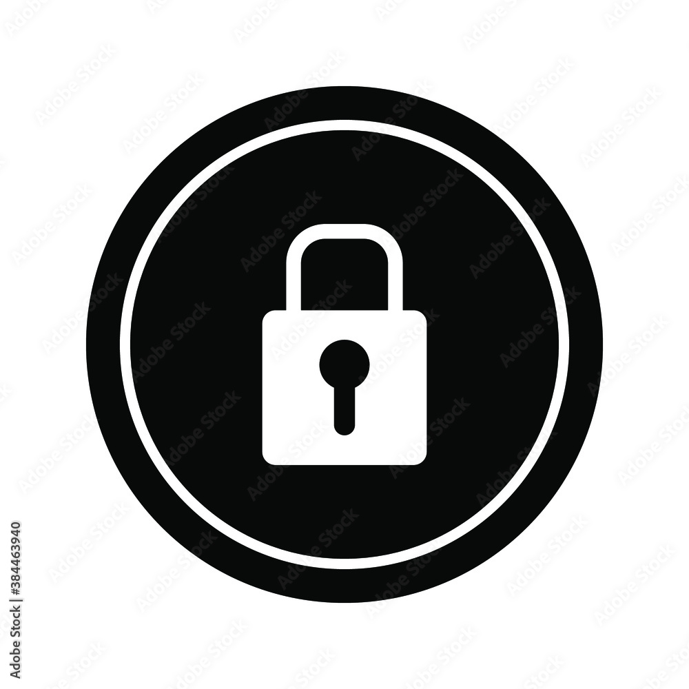 lock or padlock icon lock or padlock icon