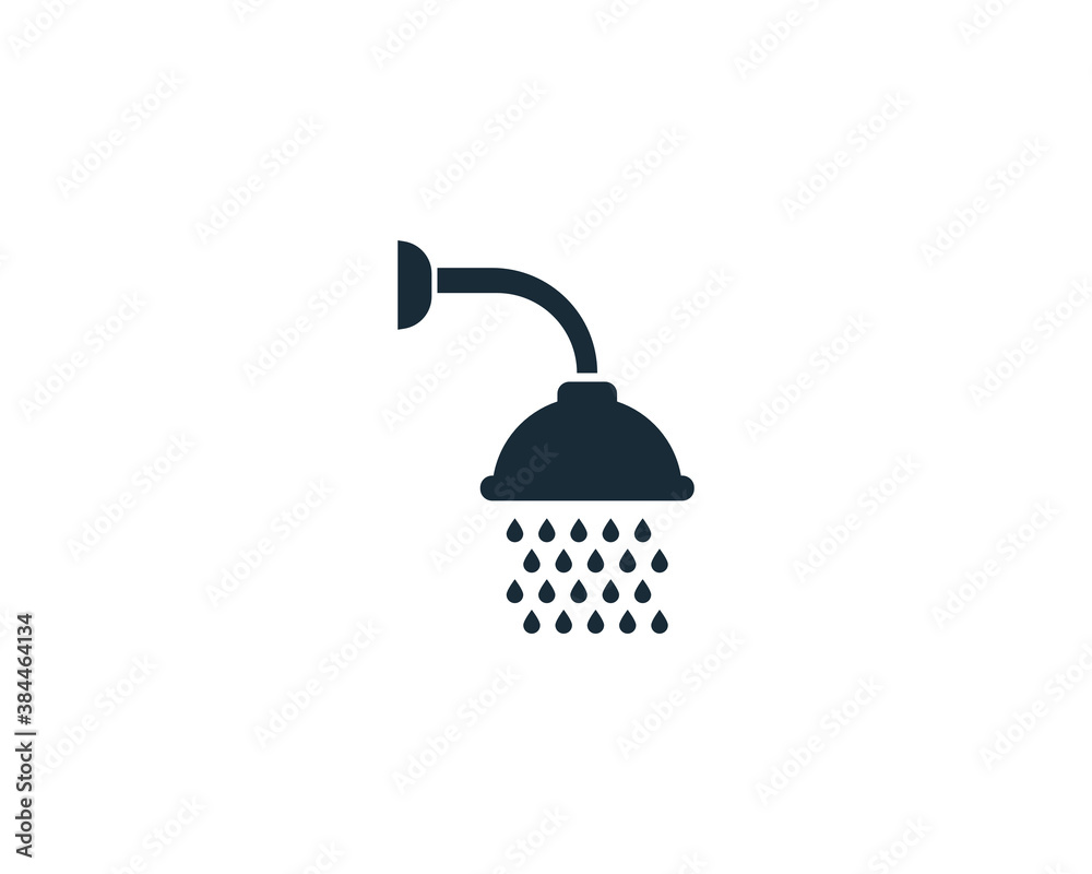 Shower Icon Vector Logo Template Illustration Design Shower Icon Vector Logo Template Illustration Design