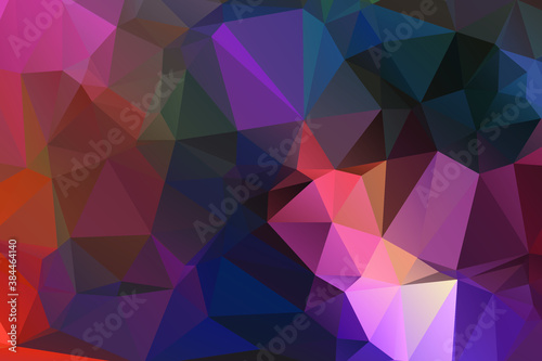 Abstract Color Polygon Background Design, Abstract Geometric Origami Style With Gradient. Presentation,Website, Backdrop, Cover,Banner,Pattern Template