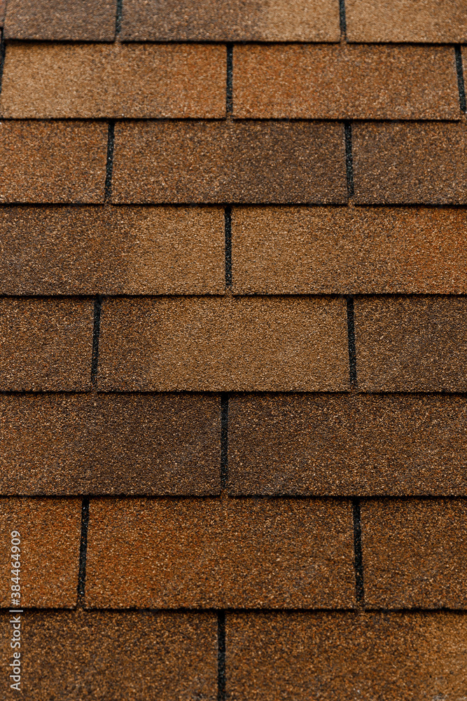 Fototapeta premium texture of a soft flexible roof close-up. abstract background