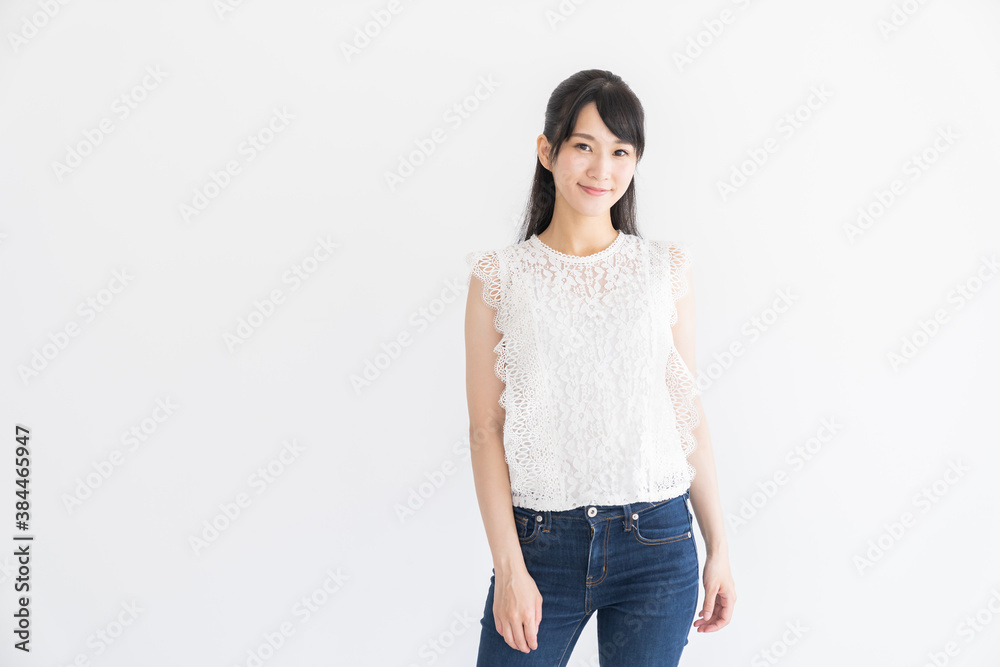 笑顔の女性 笑顔の女性