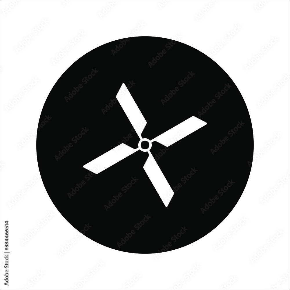 Windmill Vector Icon. turbine icon, vector illustration Windmill Vector Icon. turbine icon, vector illustration