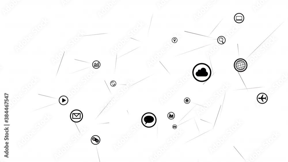 Technology Icon Network Symbol Digital devices on the Internet 3D illustration Technology Icon Network Symbol Digital devices on the Internet 3D illustration