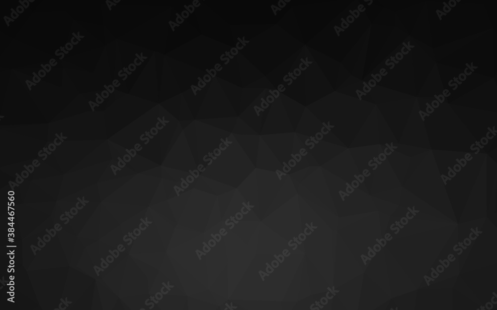 Dark Silver, Gray vector polygonal background. Dark Silver, Gray vector polygonal background.