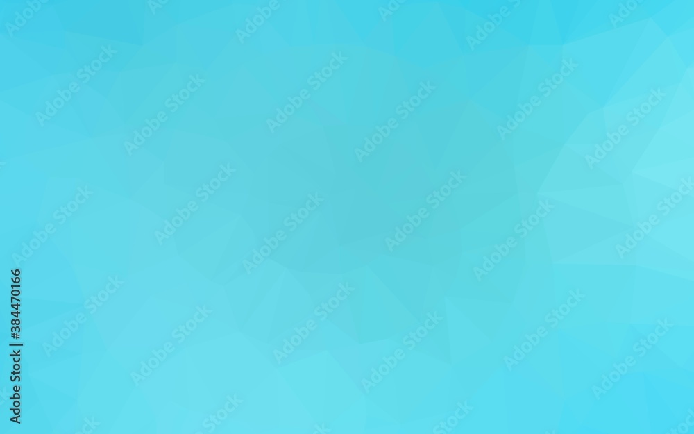 Light BLUE vector abstract polygonal texture.