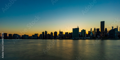 East River Manhattan Sunset