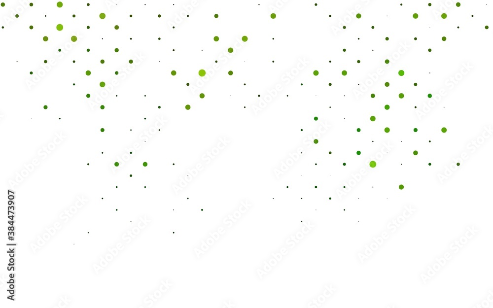 Light Green vector backdrop with dots. Light Green vector backdrop with dots.