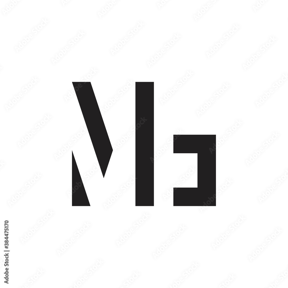 MB letter logo design vector MB letter logo design vector