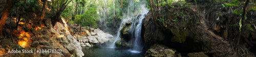 Cascada termal en Guatemala photo