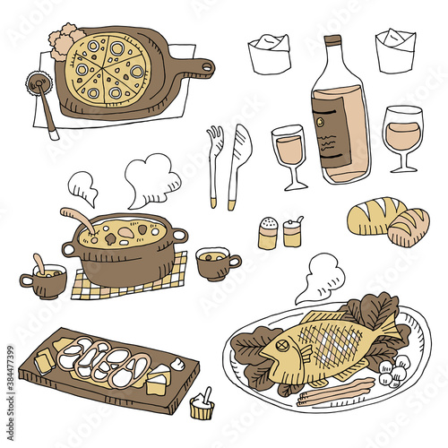 レストランのベクターイラスト素材