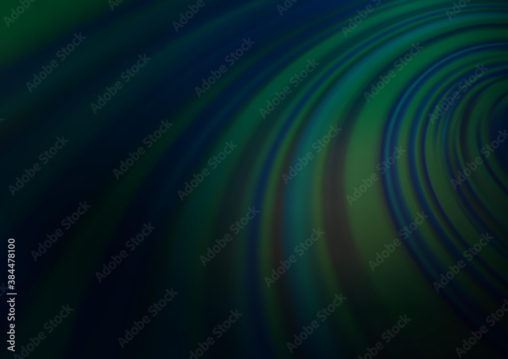 Dark BLUE vector blurred bright template. Dark BLUE vector blurred bright template.