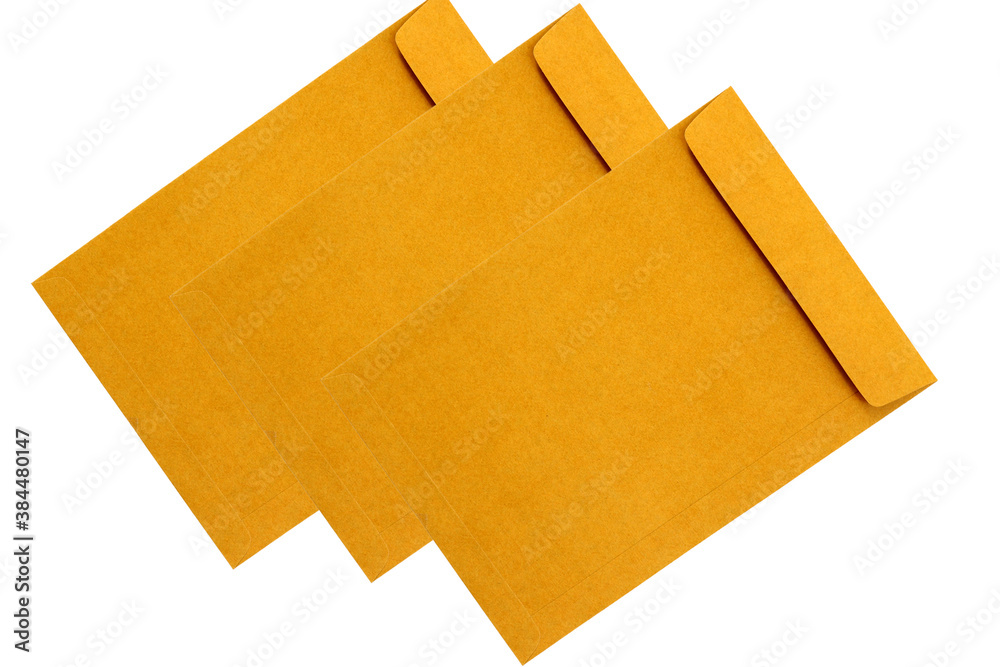 custom made wallpaper toronto digitalYellow envelopes separate on white