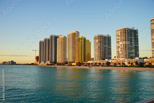 Miami beach at sun rise © Feng