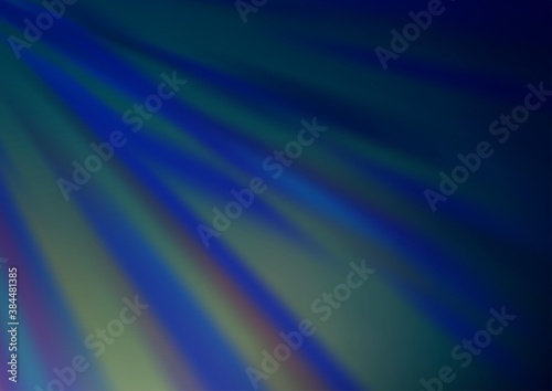 Dark BLUE vector abstract blurred pattern.