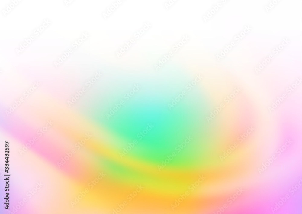 Obraz premium Light Multicolor, Rainbow vector blurred and colored template.