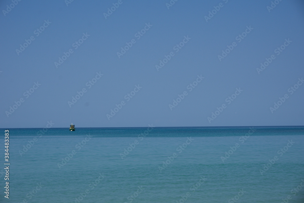 boat on the sea