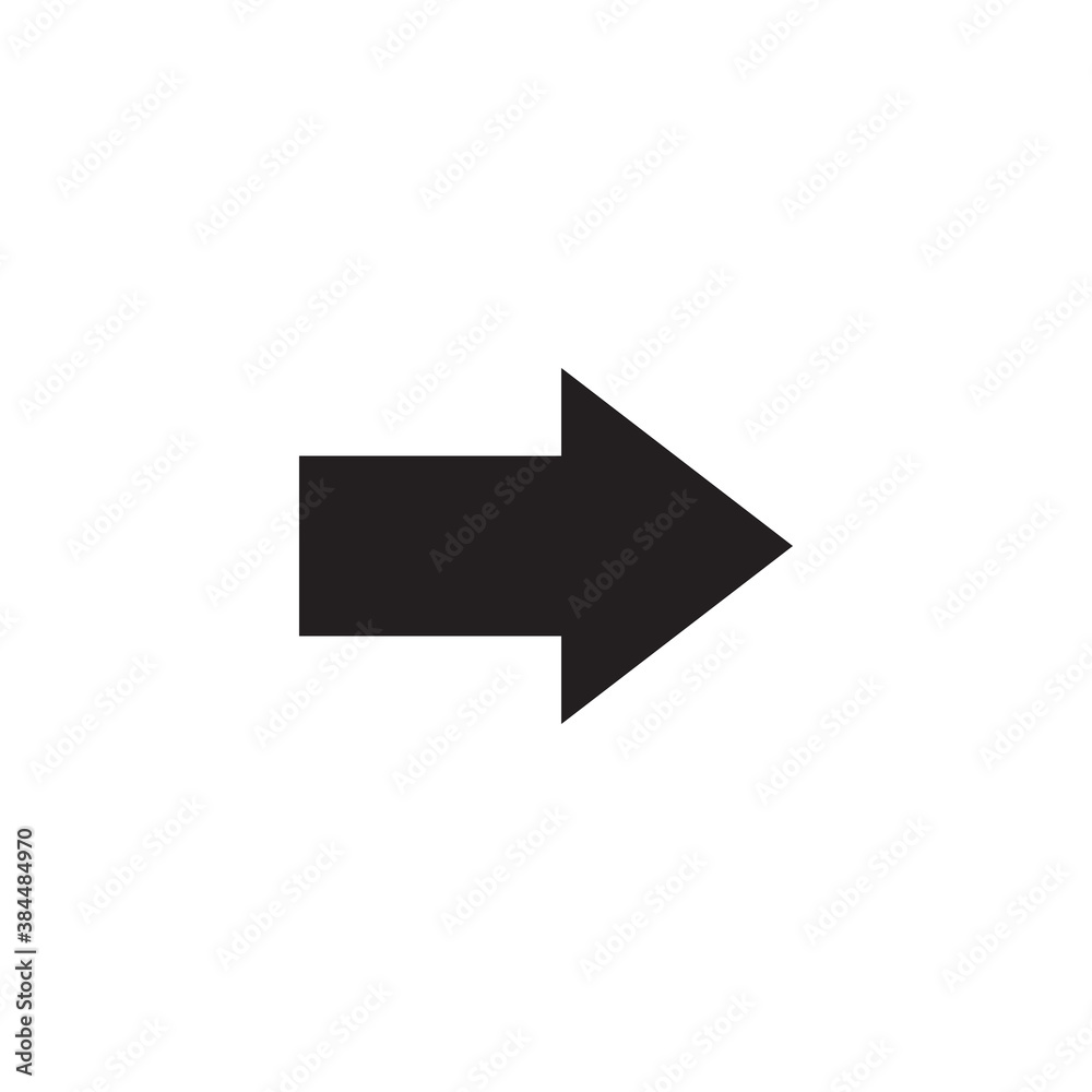 Arrow flat icon design vector Arrow flat icon design vector