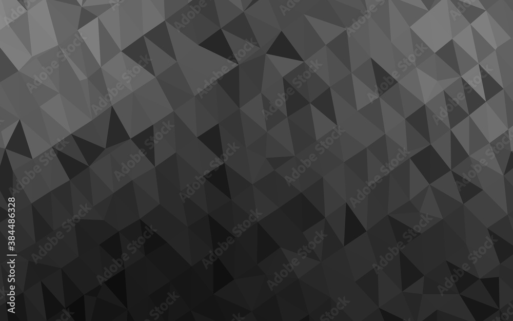 Dark Silver, Gray vector polygon abstract layout. Dark Silver, Gray vector polygon abstract layout.