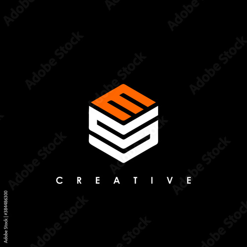 ES letter designs for logo and icon vector photo