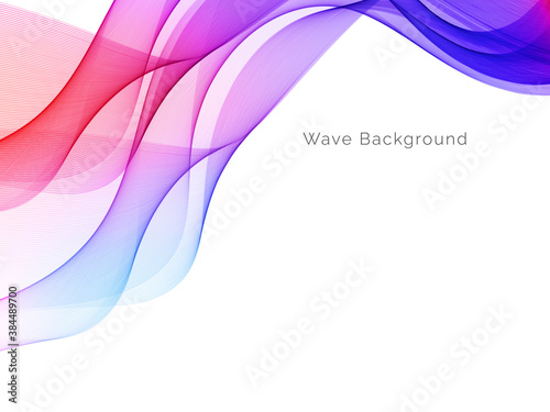 Attractive modern wave concept decorative background