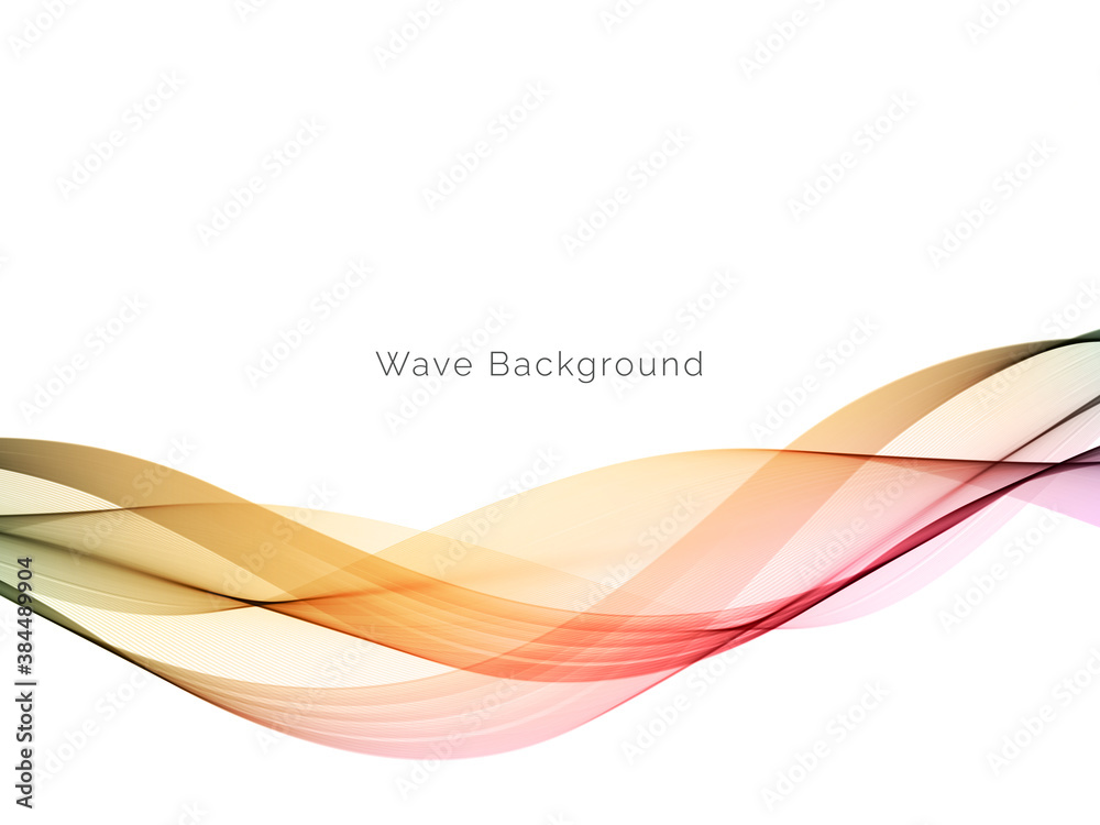 Abstract background with colorful flowing wave design Abstract background with colorful flowing wave design