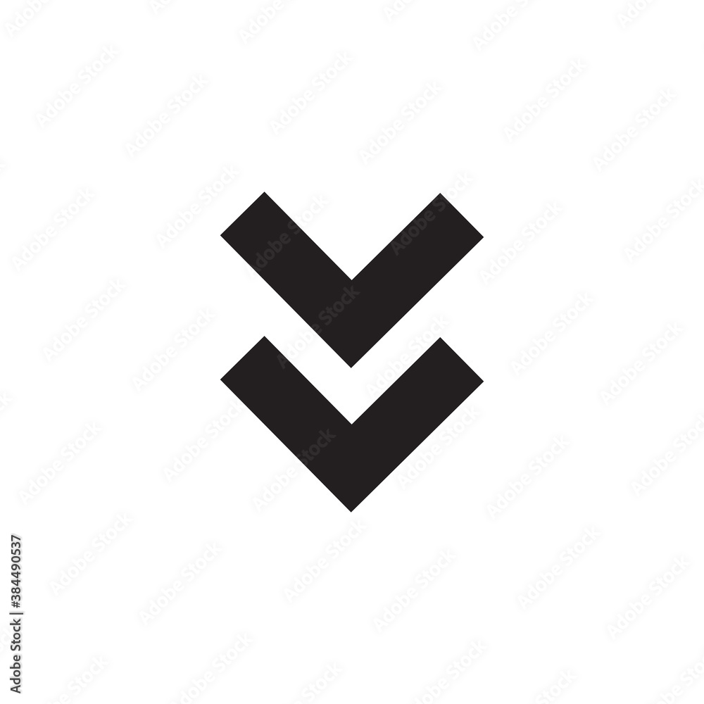Arrow flat icon design vector Arrow flat icon design vector