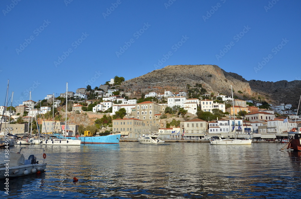 Natural landscape of Hydra in Greece