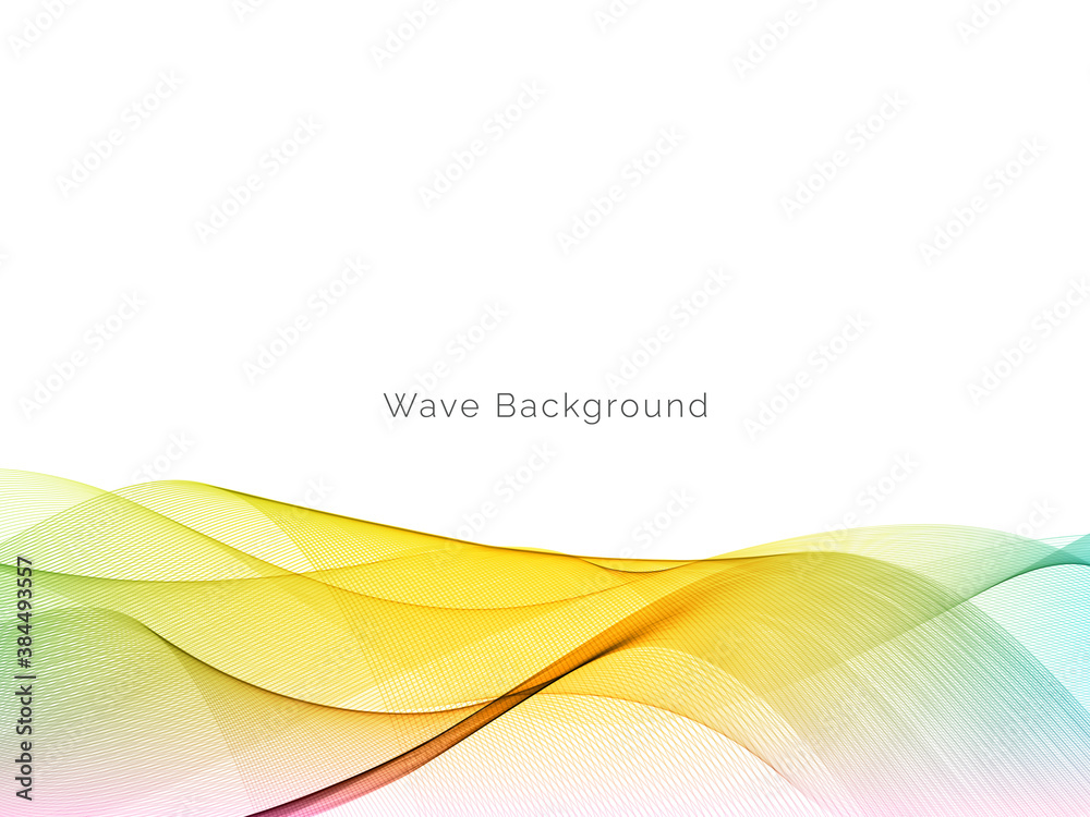 Attractive modern wave concept decorative background Attractive modern wave concept decorative background