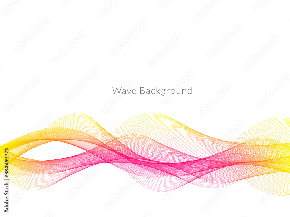 Attractive modern wave concept decorative background Attractive modern wave concept decorative background