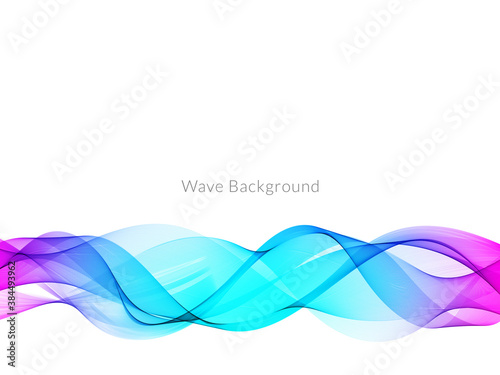 Attractive modern wave concept decorative background