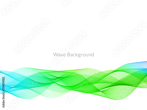 Attractive modern wave concept decorative background © JupiterArts