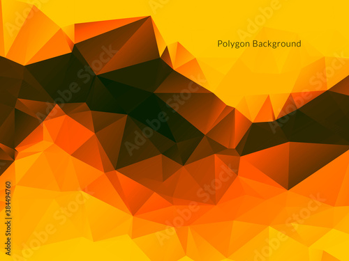 Decorative background with colorful polygon shapes