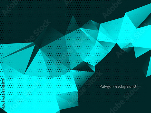 Abstract polygonal triangles colorful background