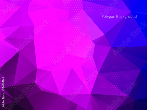 Modern colorful geometric polygon background