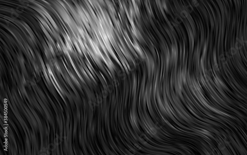 Dark Black vector template with lava shapes.