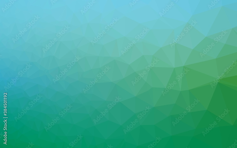 Light Blue, Green vector polygonal pattern. Light Blue, Green vector polygonal pattern.